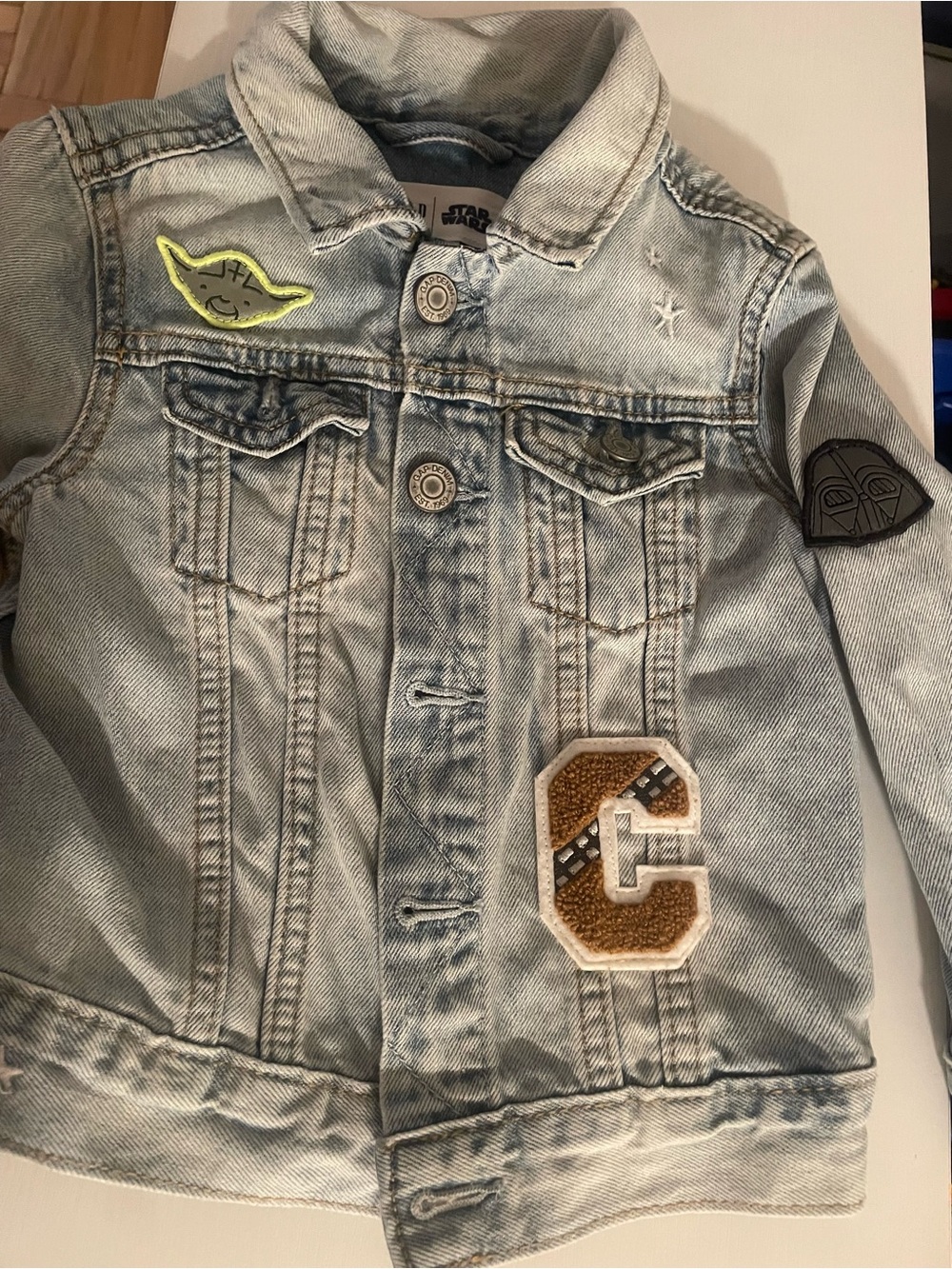 GAP Kids Star Wars Light Denim Jacket. Size 18--24 months.